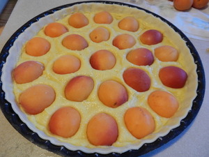tarte amande abricot